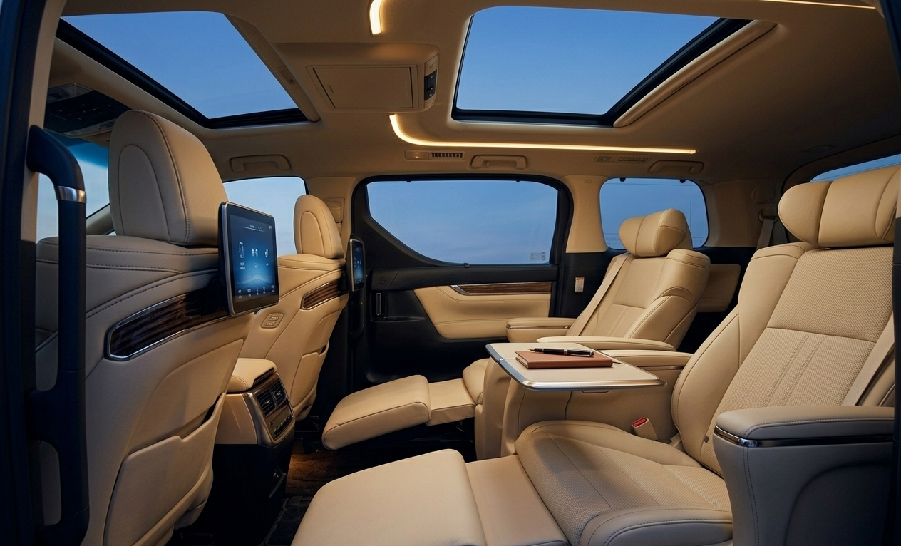 トヨタ・アルファード エグゼクティブラウンジシート 内装