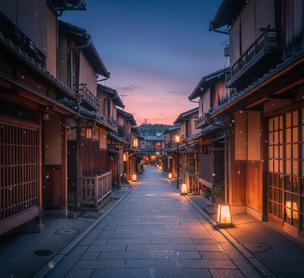 京都 祇園 夜景